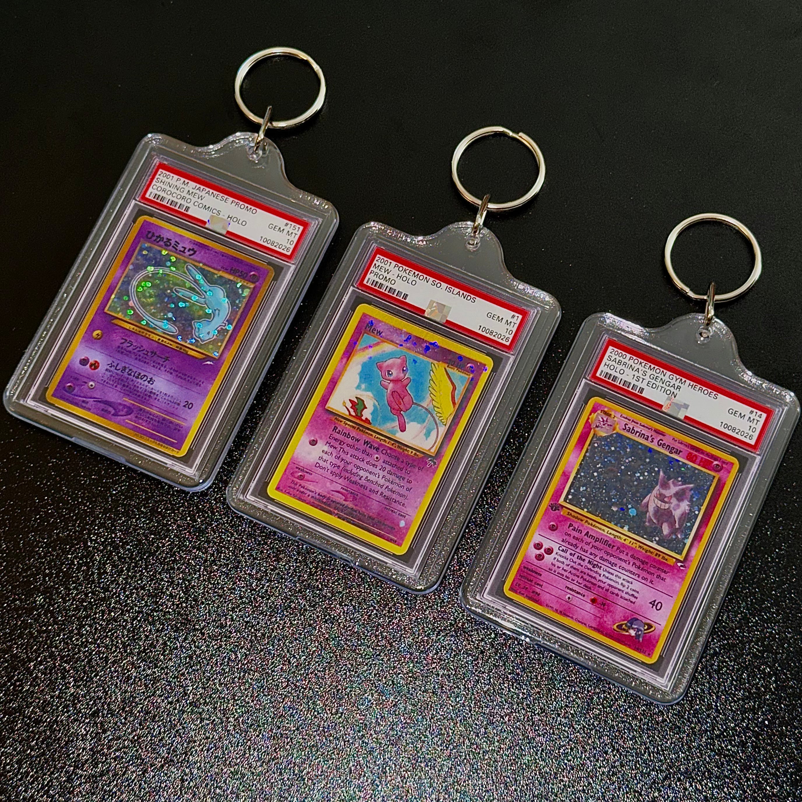 Custom Mini Slab Keychain 1"x 2"
