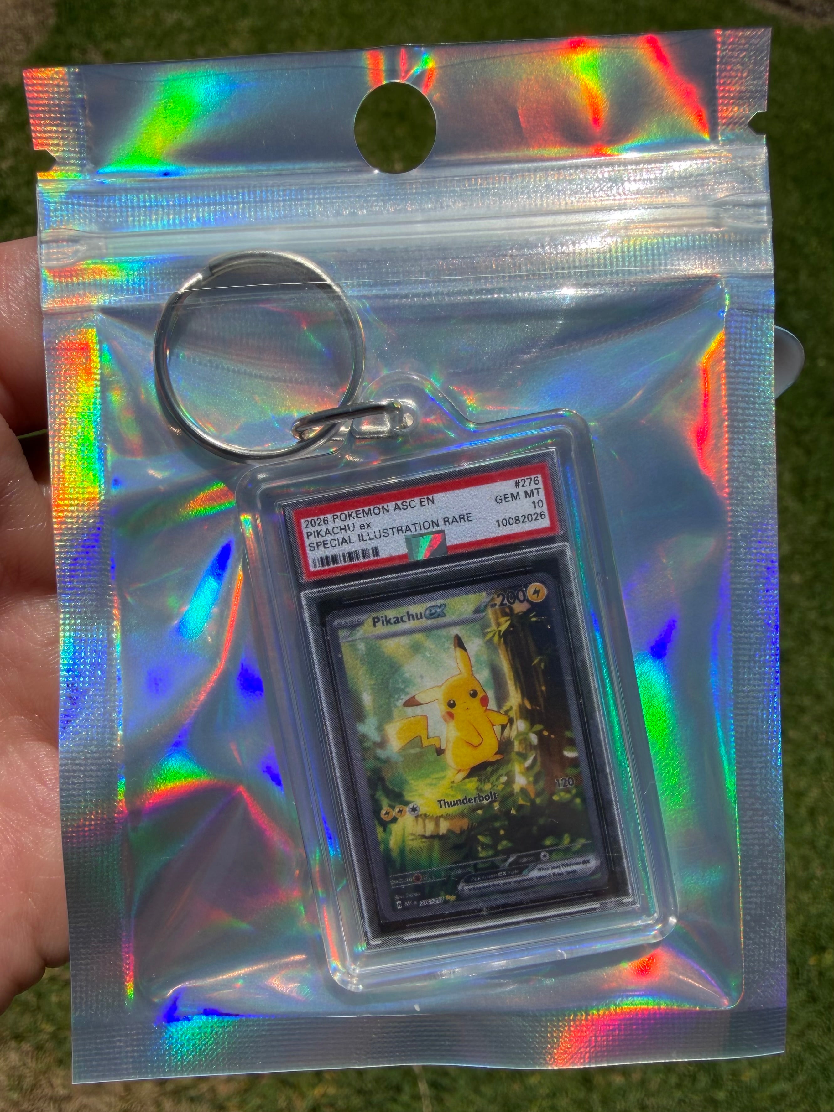 Custom Mini Slab Keychain 1"x 2"
